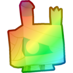 Rainbow Mummy Bunny