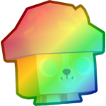 Rainbow Mushroom Corgi
