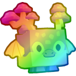 Rainbow Mushroom Dragon