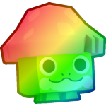 Rainbow Mushroom Frog