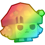 Rainbow Mushroom Pixie