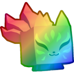 Rainbow Mystical Kitsune