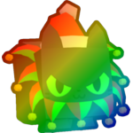 Rainbow Naughty Cat