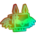 Rainbow Neon Griffin