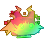 Rainbow Neon Twilight Dragon