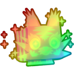 Rainbow Neon Twilight Tiger