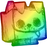 Rainbow Night Terror Dog