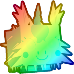 Rainbow North Pole Unicorn