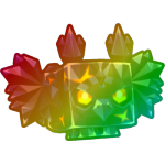 Rainbow Obsidian Griffin