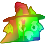 Rainbow Old Wizard Dragon