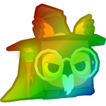 Rainbow Old Wizard Owl