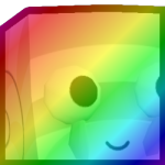 Rainbow Orange Huge Chroma Snail