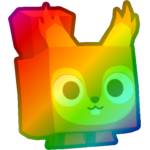 Rainbow Orange Squirrel