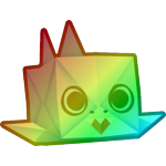 Rainbow Origami Shark
