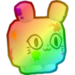 Rainbow Painted Balloon