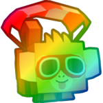 Rainbow Parachute Monkey