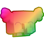 Rainbow Pastel Elephant
