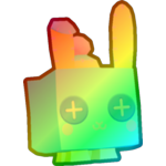 Rainbow Pastel Sock Bunny