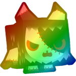 Rainbow Patchwork Yeti