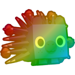 Rainbow Pinecone Porcupine
