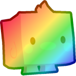 Rainbow Pink Marshmallow Chick