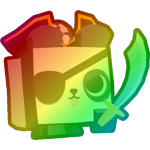 Rainbow Pirate Panda