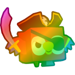 Rainbow Pirate Parrot
