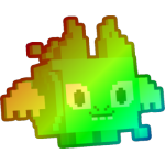 Rainbow Pixel Dragon