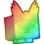 Rainbow Pixie Fox