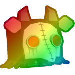 Rainbow Plague Cow