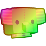 Rainbow Plushie Elephant