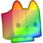 Rainbow Plushie Fox
