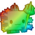 Rainbow Poseidon Axolotl