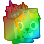 Rainbow Poseidon Dog