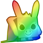 Rainbow Prince Donkey