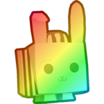 Rainbow Prison Bunny