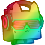 Rainbow Rave Cat