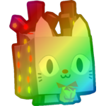 Rainbow Reindeer Cat