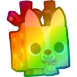 Rainbow Reindeer Corgi