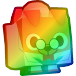 Rainbow Research Dog