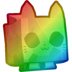 Rainbow Rock Cat