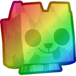 Rainbow Rock Dog