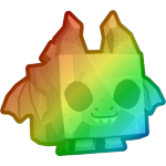 Rainbow Rock Dragon