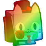 Rainbow Rose Cat