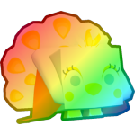 Rainbow Royal Peacock