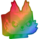 Rainbow Runic Wolf