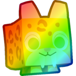 Rainbow Sabretooth Tiger