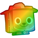 Rainbow Safari Dog