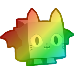Rainbow Scary Cat