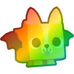 Rainbow Scary Corgi